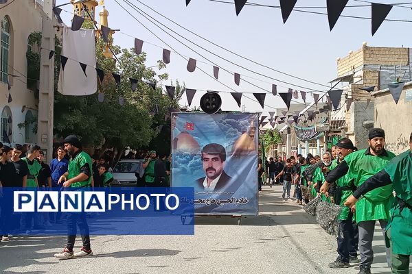 عزاداری مردم کرمانشاه در تاسوعای حسینی