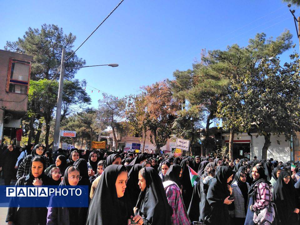  راهپیمایی سیزده آبان در شهرستان خلیل آباد