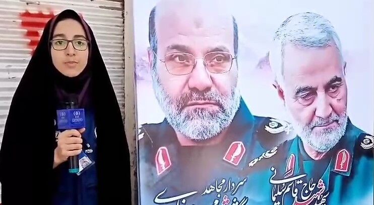 مراسم گرامیداشت شهیدالقدس سرلشگر پاسدار شهید محمدرضا زاهدی در بیت‌العباس شهرضا/ فیلم