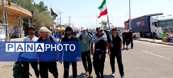 پیاده‌روی اربعین اعضای انجمن اسلامی خراسان شمالی 