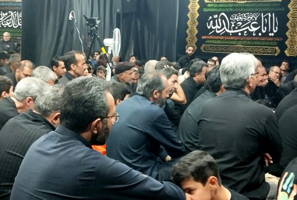 مراسم شب ششم  محرم در گلزار شهدای نیشابور