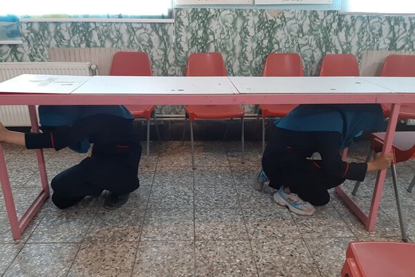 مانور زلزله در مدارس شهرستان ملارد