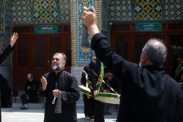 عزاداری سالروز شهادت امام حسن مجتبی(ع) در حرم حضرت معصومه(س)