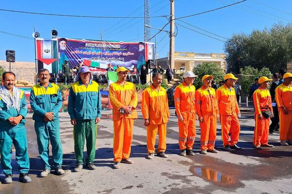 استقبال باشکوه از پیکر۶ شهید گمنام در شهرستان باشت