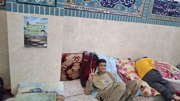 پرواز تا آسمان در مسجد حضرت زینب شهرکرد 