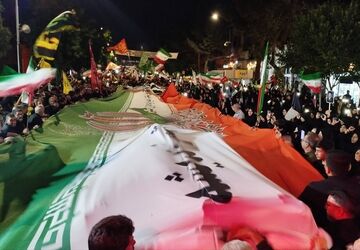 برگزاری مراسم عزاداری و تجمع در مسجد جامع شهرستان نیشابور