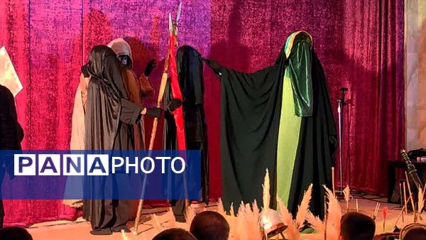 مراسم دختران زینبی در مسجد امام موسی کاظم (ع) اسلامشهر