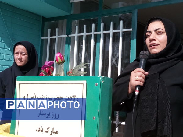 مراسم ولادت حضرت زینب و روز پرستار در دبیرستان فاطمیه