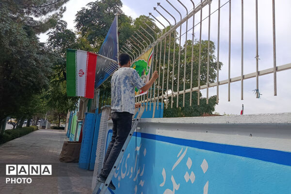 فضاسازی مدرسه شهید همت بجنورد 
