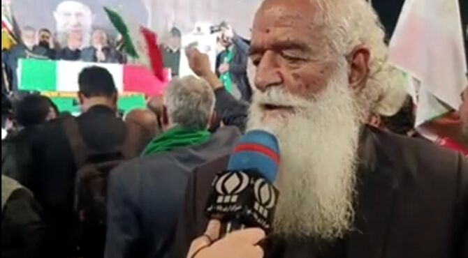 آیین وداع با پیکر مطهر امیر سپهبد «سید عبدالرحیم موسوی» 