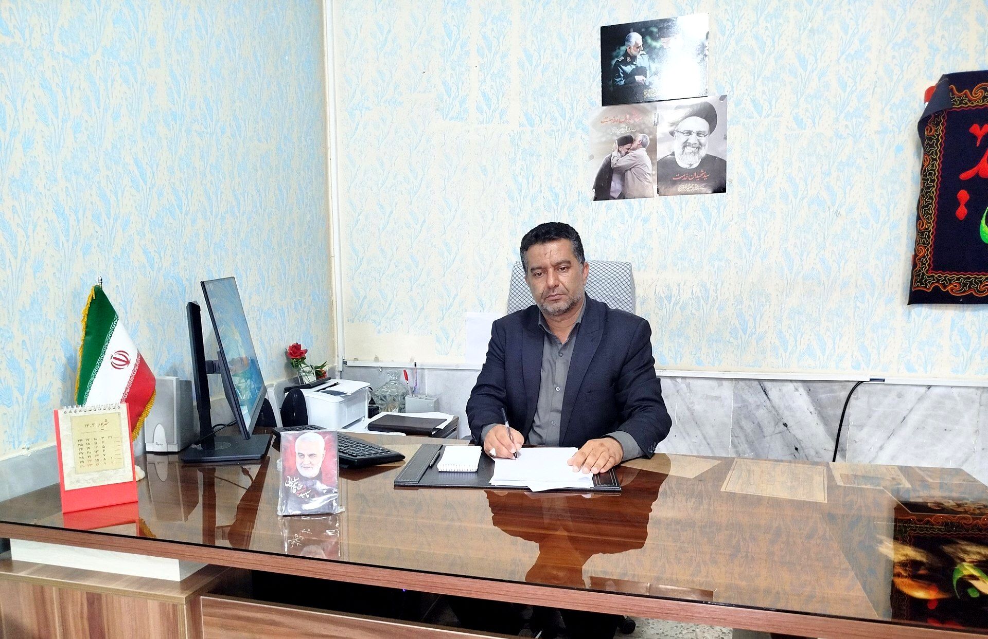 خانمیرزا غرق در شور و نشاط جهادی است 