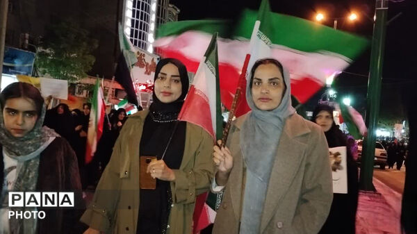 پنجاه وهشتمین شب حضورحماسی وباشکوه ،مردم شهرستان کوهدشت