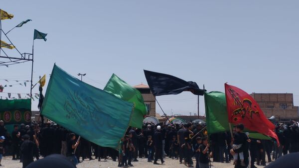 برگزاری مراسم عزاداری ظهر عاشورا در خلیل آباد 