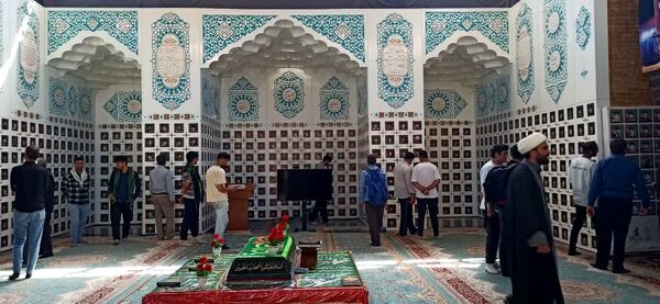 حضور ۲۰۰ نفر از بسیجیان نورآباد در یادمان شهدای عملیات مرصاد