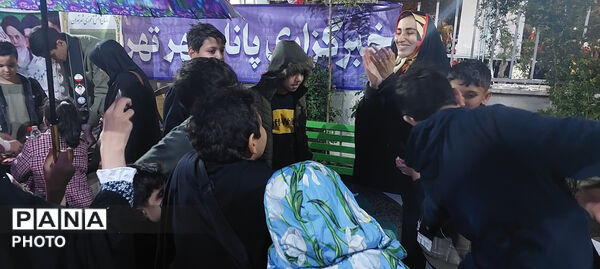 حضور معاون پرورشی شهر تهران در موکب سازمان دانش‌آموزی شهر تهران 