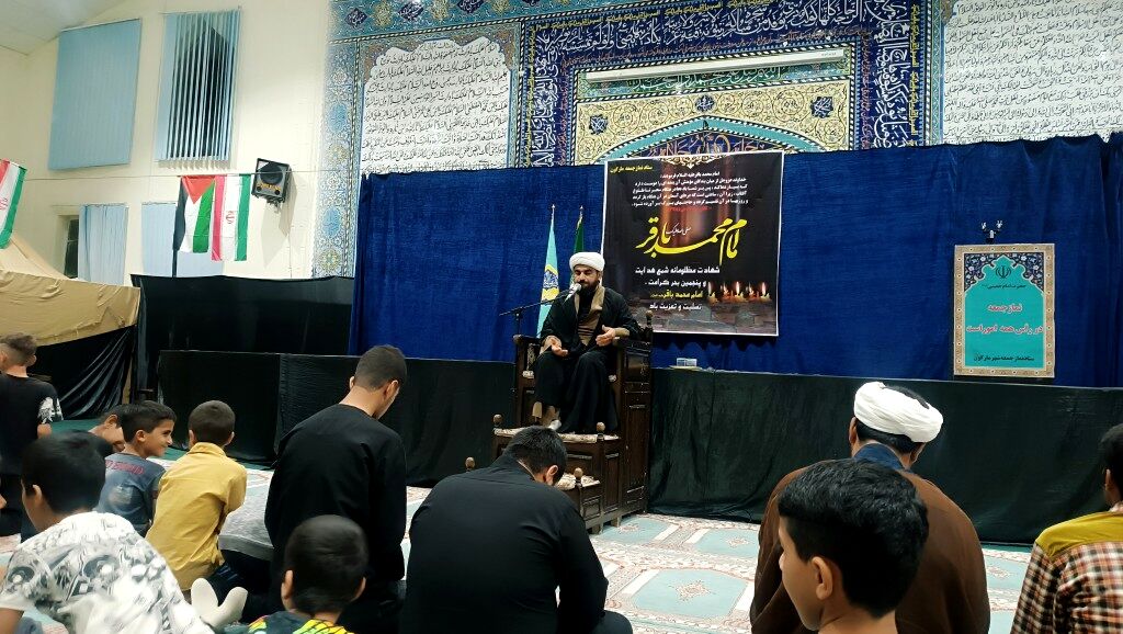 مراسم سوگواری شهادت امام محمد باقر (ع) در شهرستان مارگون
