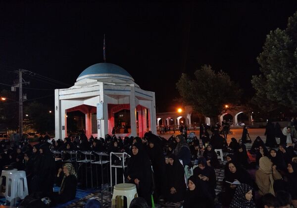 برگزاری مراسم شب دوم عزاداری ماه محرم در مسجد شهدای گمنام 