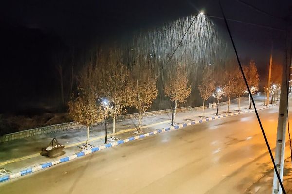 جلوه زمستانی طبیعت شهر بار نیشابور 