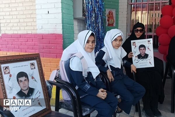 مدرسه سیدمهدی موجانی میزبان فرزندان شهید کریم نجف قلی زاده