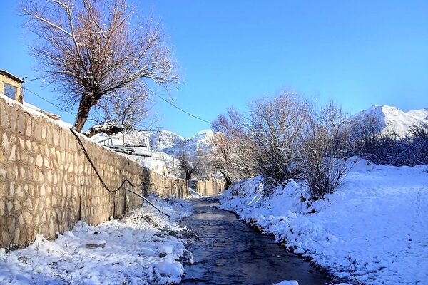 اولین برف زمستانی در بار