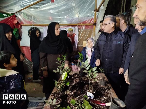 زنگ بیعت دانش‌آموزان علی آباد کتول