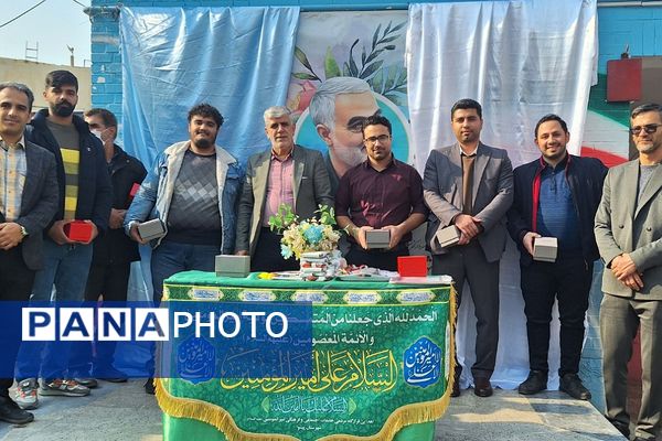 طنین مهر علوی در مدارس پیشوا؛ گرامیداشت میلاد مولود کعبه و روز پدر