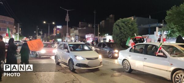  شکوه و اقتدار رژه خودرویی در حسینیه فضل 