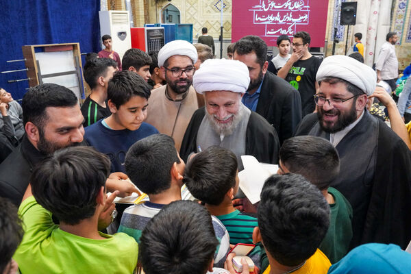 مراسم معنوی اعتکاف دانش‌آموزی