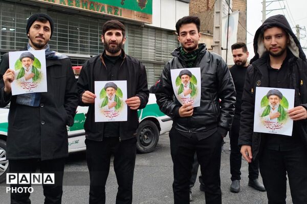 تجدید پیمان مردم ولایتمدار بهارستانی با سومین رهبر انقلاب در روز قدس