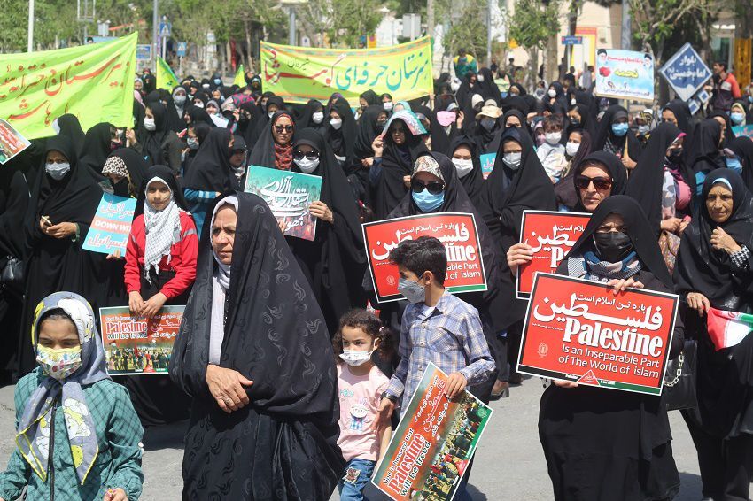 شیروان با شعار مرگ بر اسرائیل خروشید