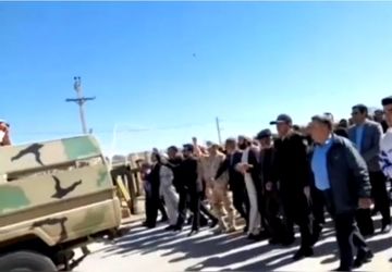 راهپیمایی روز قدس در آخرین جمعه ‌ماه مبارک رمضان در منطقه نوخندان