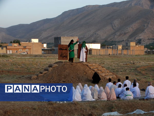 بازسازی صحنه عیدغدیر در شهر گهرو