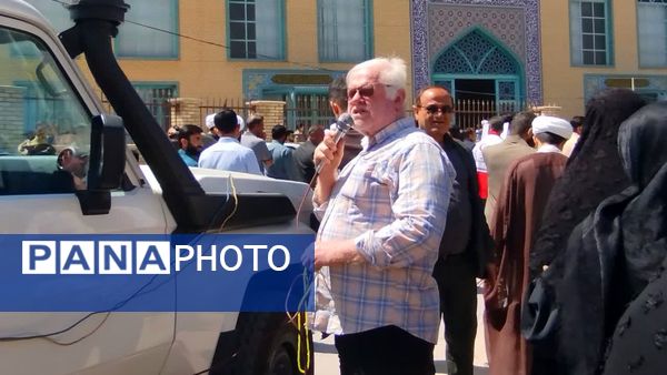 حضور پرشور کودکان و نوجوانان در راهپیمایی روز قدس لنده