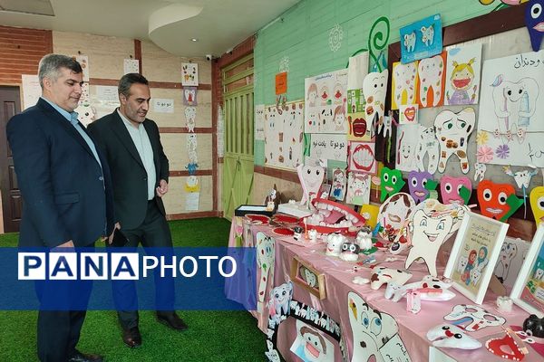 افتتاحیه پویش دهان و دندان و وارنیش فلوراید در دبستان نیلوفر رفیعی ناحیه دو شهرری 