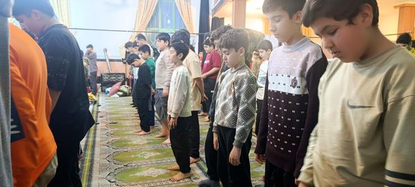 روز دوم اعتکاف پسران آشخانه 