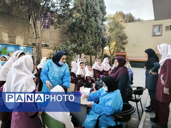 وارنیش فلوراید در دبستان شطیطه2