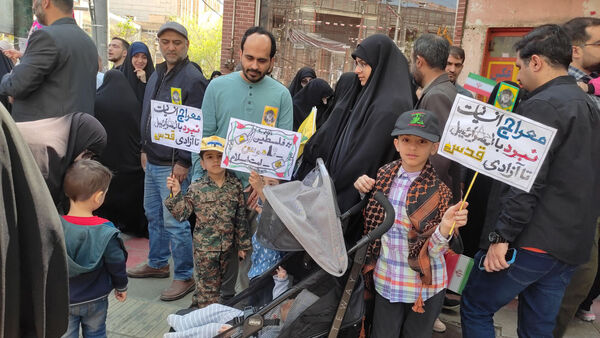 جلوه هایی از راهپیمایی روز جهانی قدس در قم