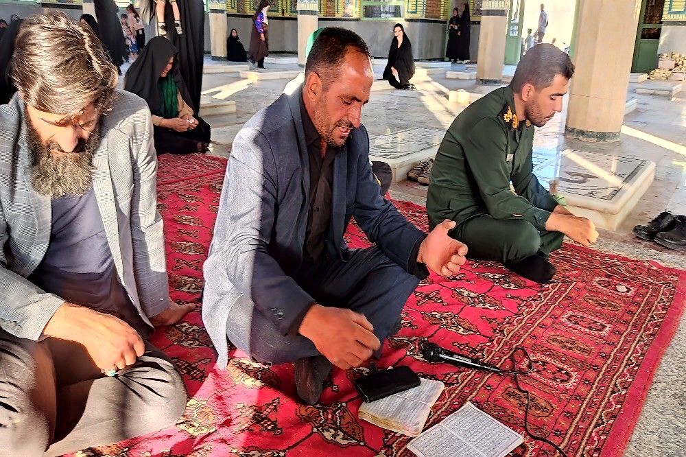 مراسم بزرگداشت و گرامیداشت یاد و خاطره دو تن از شهدای شهر بار نیشابور