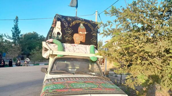 تعزیه خوانی دهه آخر صفر در روستای نقاب 