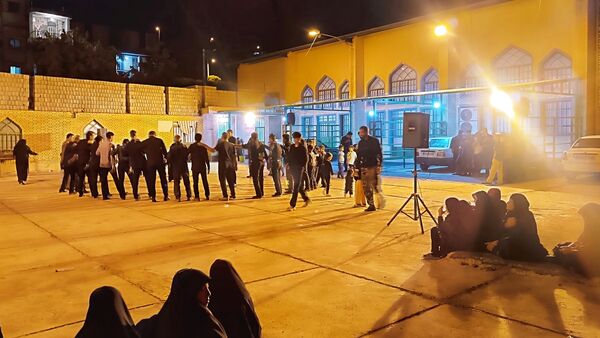 مراسم عزاداری و سینه‌زنی شب دوم محرم در شهرستان مارگون