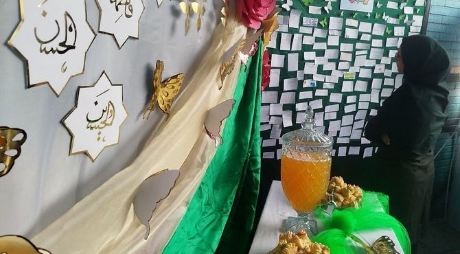  جشن میلاد امام زمان (عج)در مدرسه پروین اعتصامی 