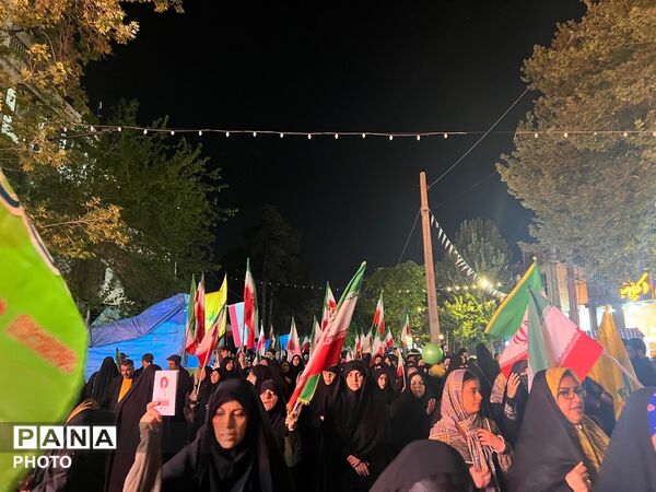 حضور مردم کرج در تجمعات مردمی