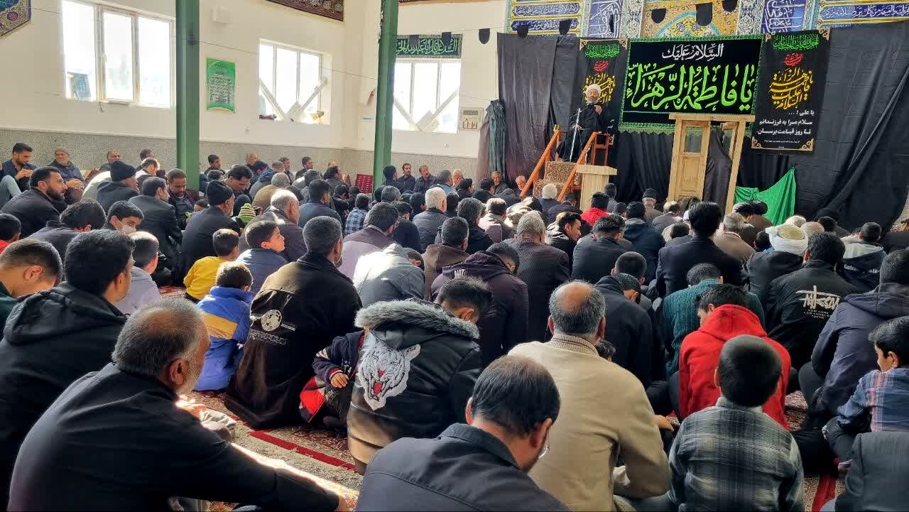 مراسم عزاداری ایام شهادت حضرت فاطمه الزهرا(س) در سربیشه 