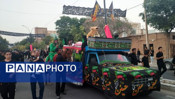 مراسم عزاداری عصر عاشورا در خلیل آباد 