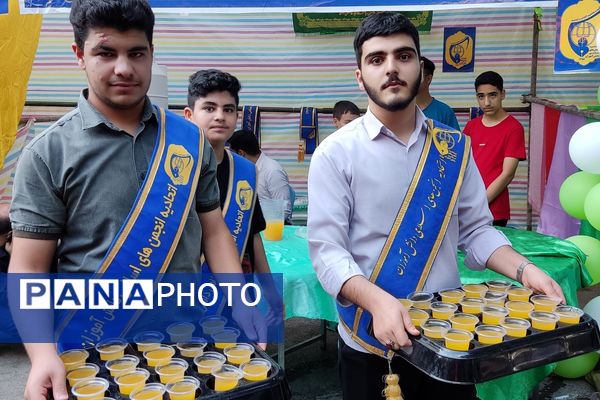 برپایی موکب انصار المهدی(عج) به‌مناسبت عید غدیر