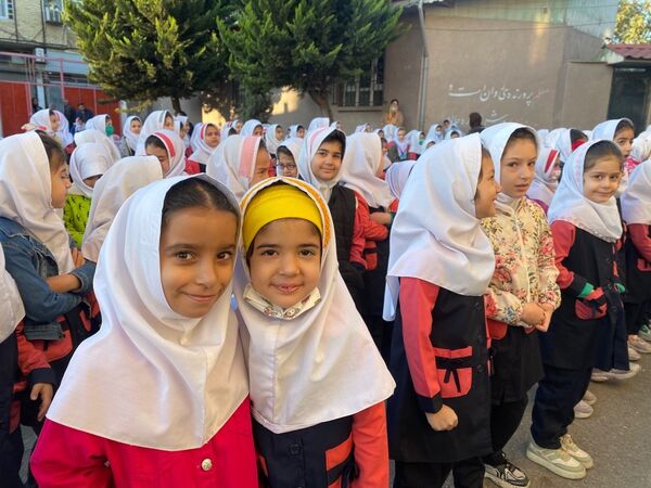صبحگاه در مدرسه پاهکیده املش