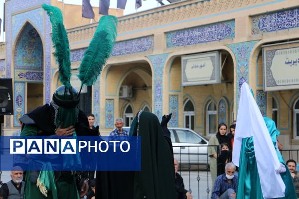 اجرای تئاتر گروه هنری موعود در آستان مقدس امامزاده بی‌بی‌سکینه صفادشت