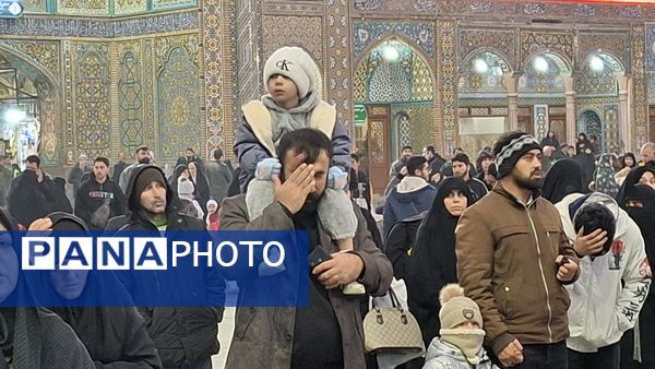 مراسم عزاداری شام شهادت امام هادی(ع) در حرم بانوی کرامت 