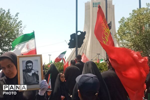 تهران از لنز دوربین خبرنگاران پانا شهرستان قدس در سوگ رهبر شهید انقلاب