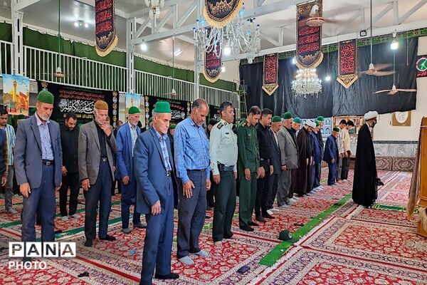 اقامه نماز عبادی سیاسی جمعه در نخستین روز از ماه محرم، مسجد جامع شهر بار